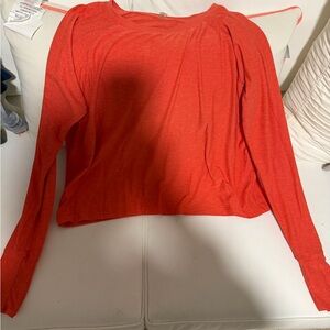 Beyond Yoga Red Long Sleeve Top